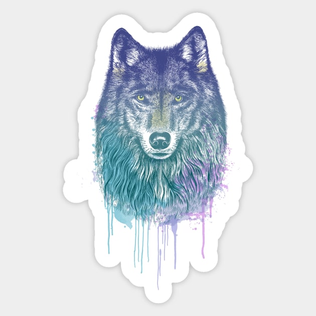 Dream Wolf Sticker by rcaldwell